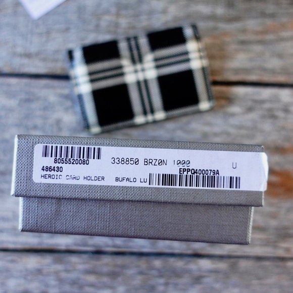 Alexander McQueen Mens Wallet Vintage Plaid Black White With Original Box - Picture 6 of 10